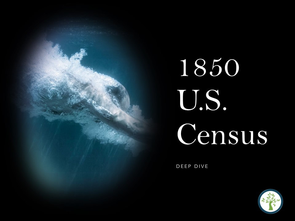 1850 U.S. Census, Genealogy Records, Genealogical Presentations