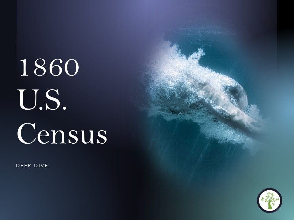 1860 U.S. Census, Genealogy Records, Genealogical Presentations