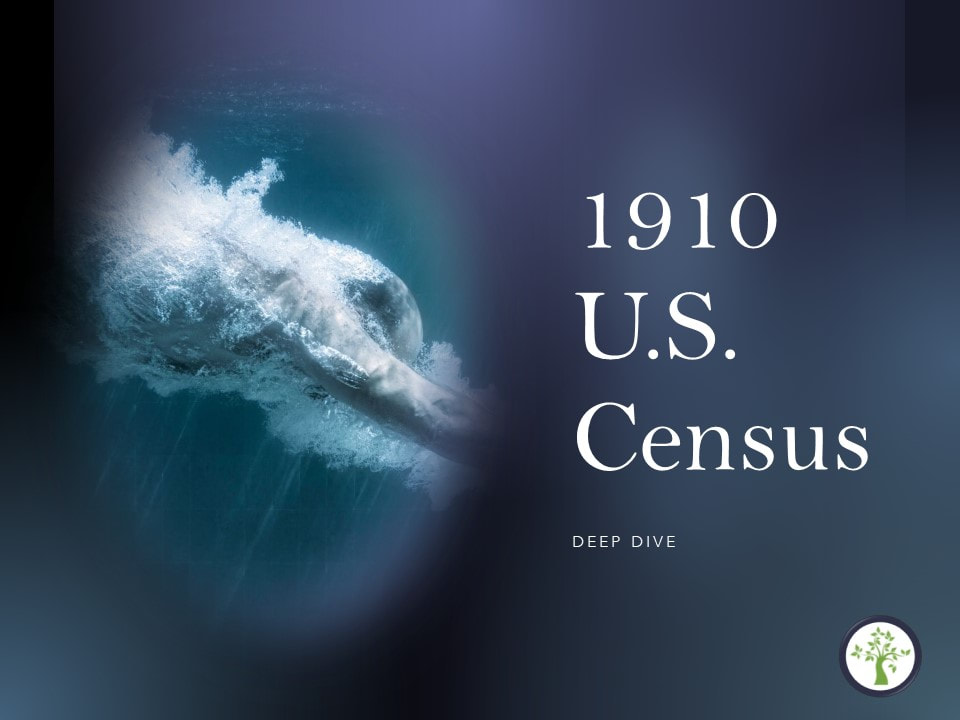 1910 U.S. Census, Genealogy Records, Genealogical Presentations