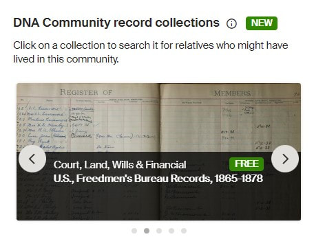 Ancestry DNA Community Record Collections-Early South Carolina African Americans 2