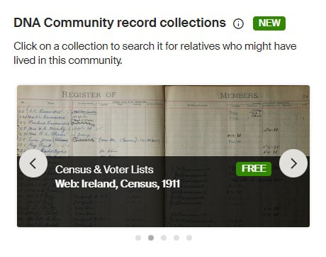 Ancestry DNA Community Record Collections-Central Ireland Genealogy Research 2
