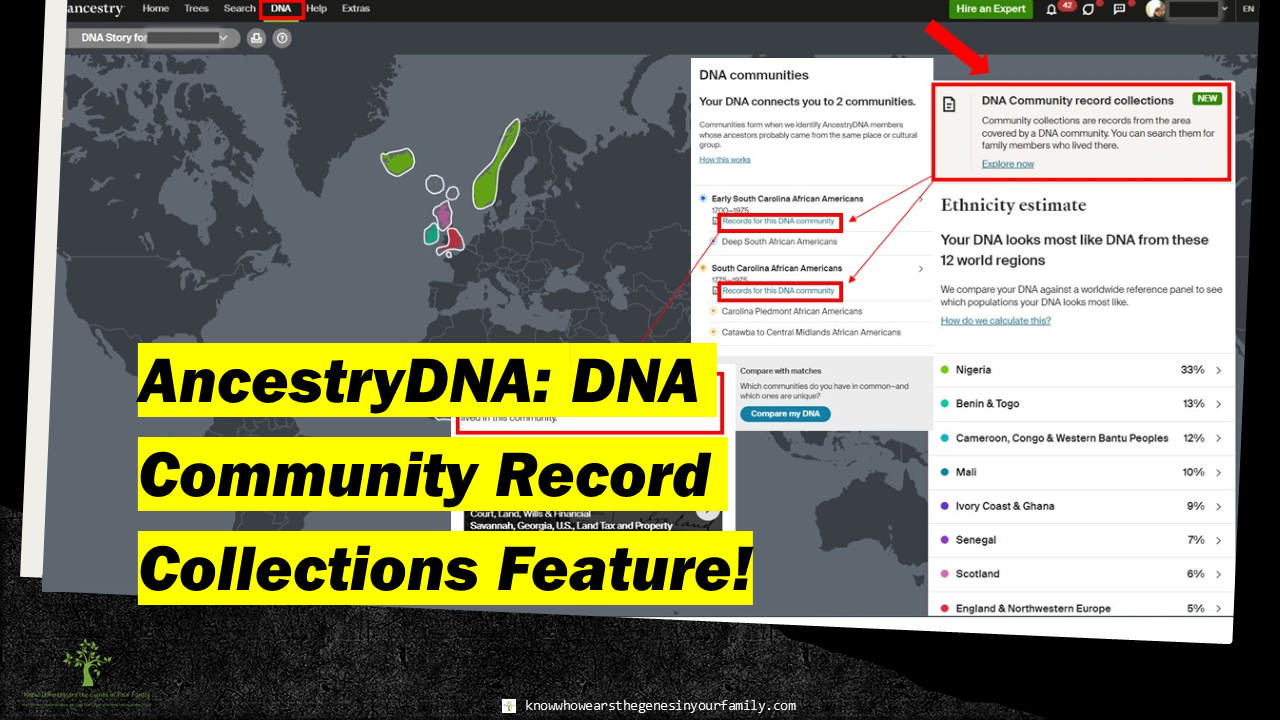 Ancestry Updates and Features, New at Ancestry, AncestryDNA Updates & Features, DNA Tools, Genealogy Records, DNA Communities