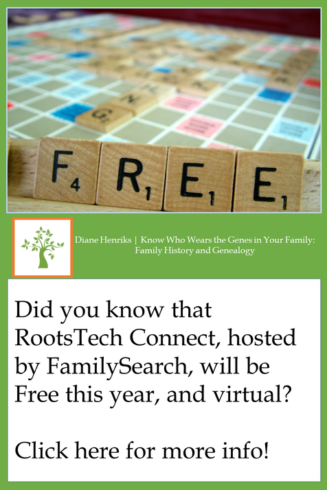 Family Search RootsTech Connect Free Scrabble Board