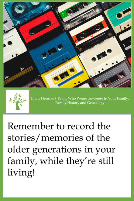 Record Stories and Memories of Older Generation with colorful Cassette Tapes