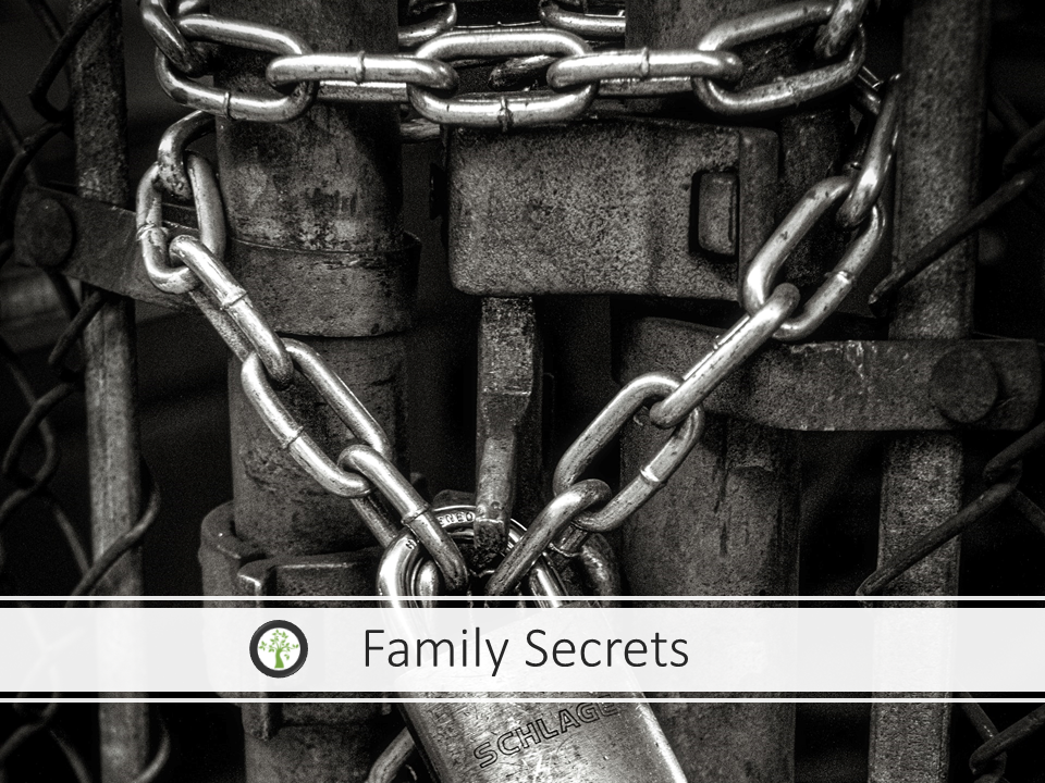 Genealogy Presentations, Genealogy Research, Family Secrets in Genealogy, Family Secrets