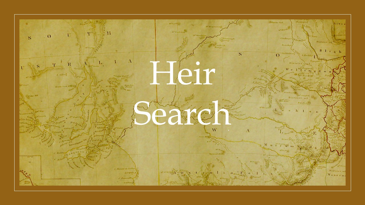 Heir Search, Living People Search, People Finder, Relative Search, Living Descendant Search 