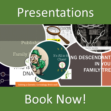 Genealogy Presentations and Speaking