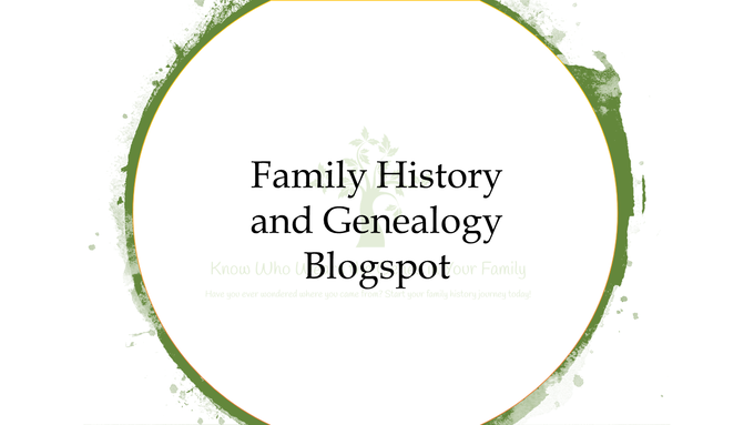 Family History and Genealogy Blogspot, Genealogy Blog Categories