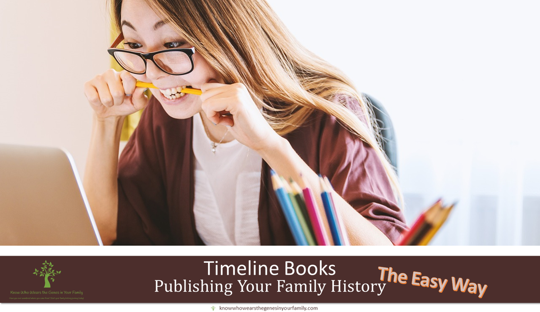 Family History Publishing, Easy Family History, Genealogy Timelines, Easy Family Tree Books