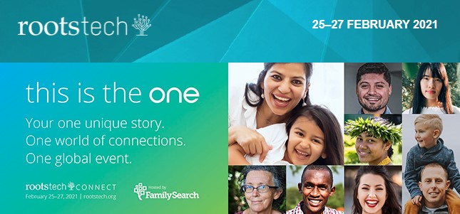 FamilySearch Rootstech 2021 Connections Event Screenshot