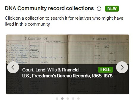 Ancestry DNA Community Record Collections-Coastal Carolina African Americans 2