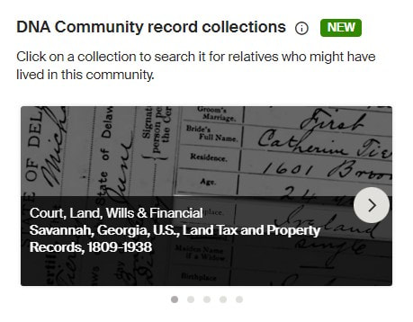 Ancestry DNA Community Record Collections-Early North Carolina African Americans 1