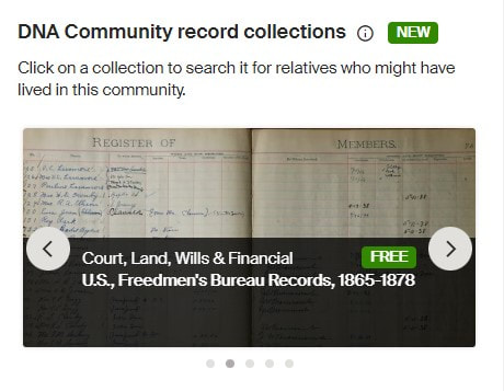Ancestry DNA Community Record Collections-Early North Carolina African Americans 2