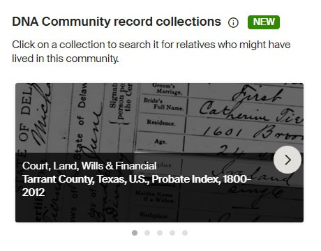 Ancestry DNA Community Record Collections-East Texas and Oklahoma African Americans 1