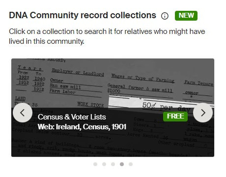 Ancestry DNA Community Record Collections-Central Ireland Genealogy Research 4