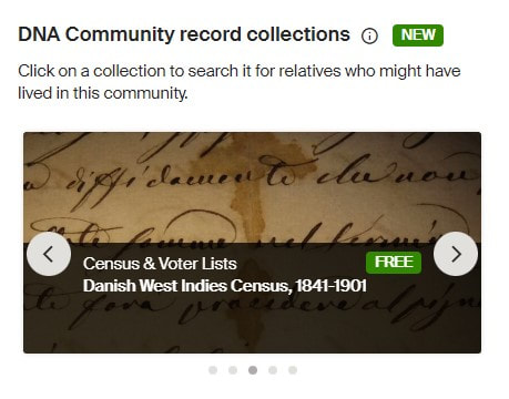 Ancestry DNA Community Record Collections-Afro-Carribean Peoples of the Lesser Antilles 3