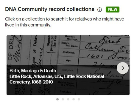 Ancestry DNA Community Record Collections-Northern Louisiana and Southern Arkansas African Americans 1