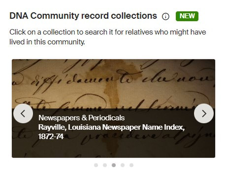 Ancestry DNA Community Record Collections-Northern Louisiana and Southern Arkansas African Americans 3