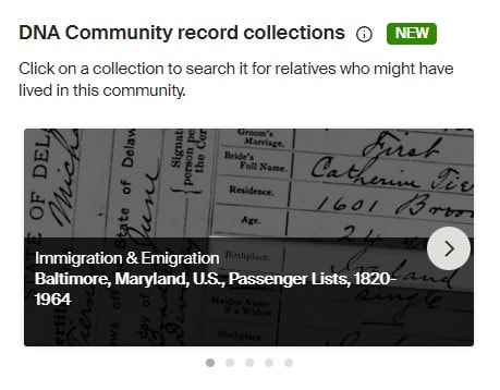 Ancestry DNA Community Record Collections-Washington, D.C. Area African Americans 1